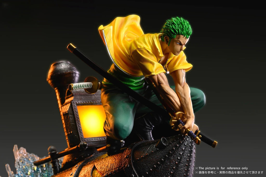 One Piece Twin Swords Lai Rashomon Zoro Statue