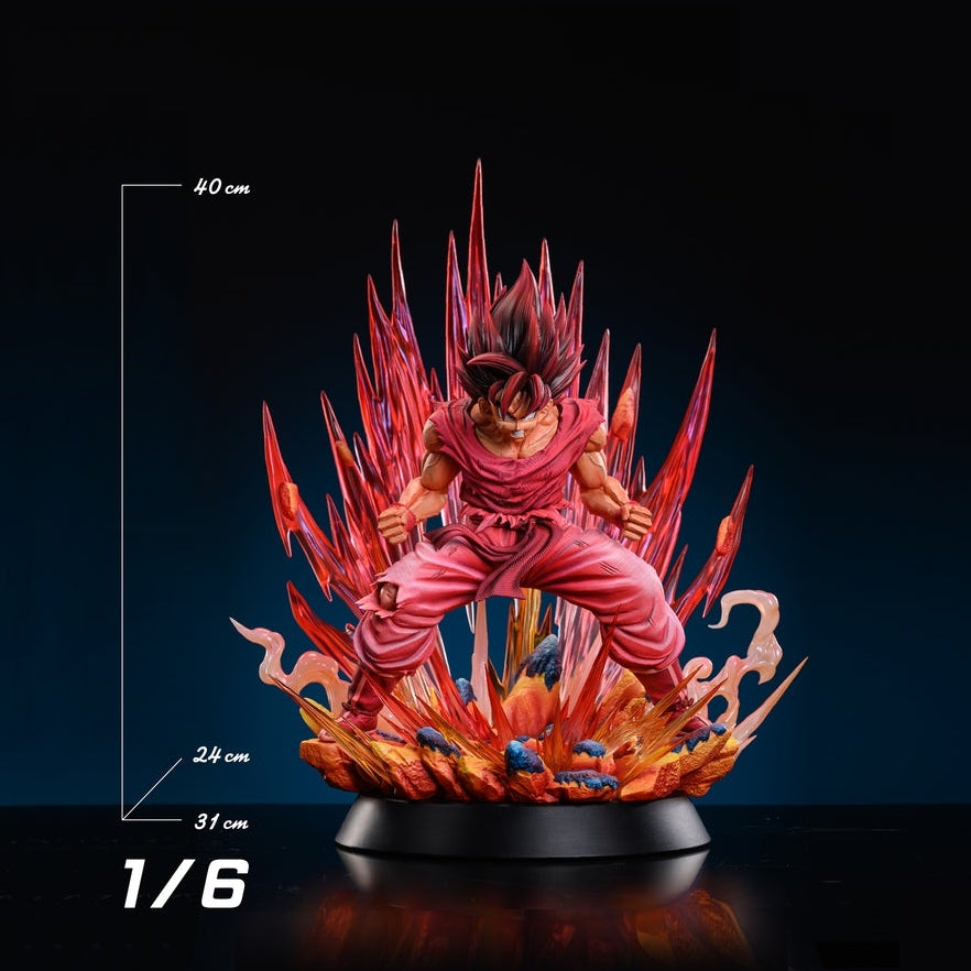Dragon Ball Z Goku Kaio-ken Statue