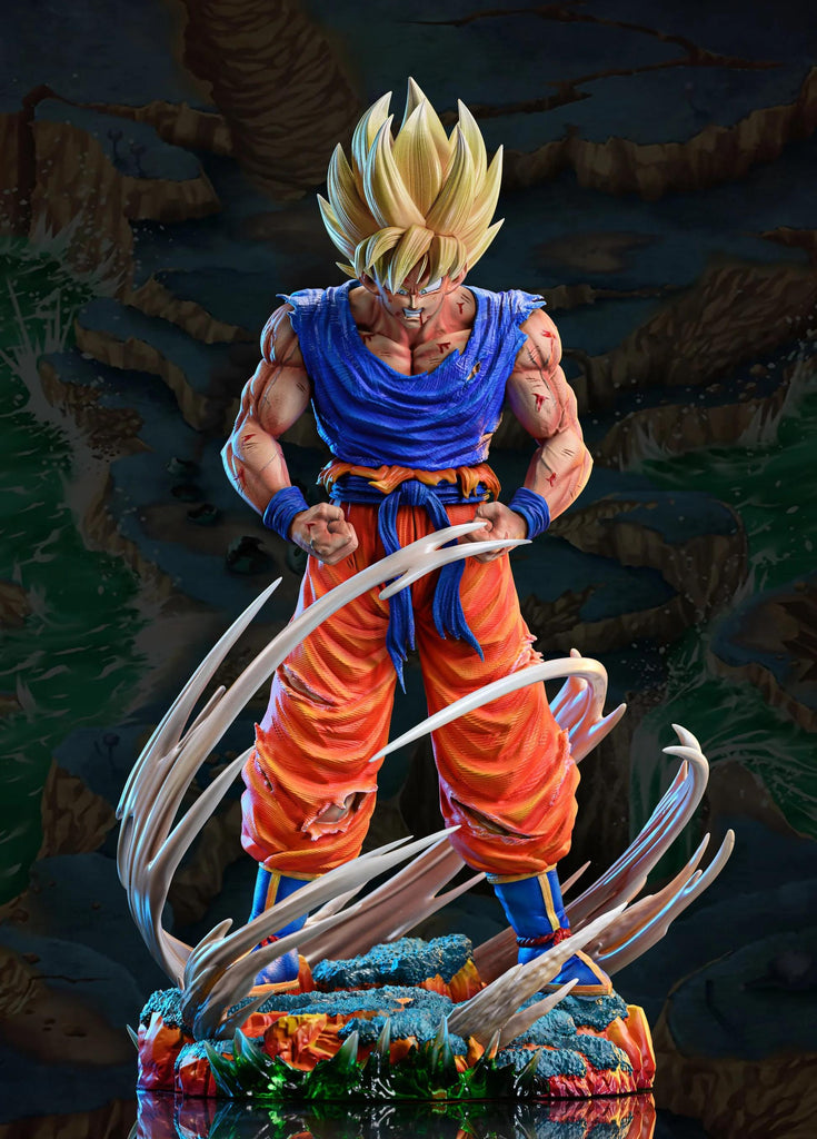 Dragon Ball Z Super Saiyan Son Goku Statue(Buy 1 Free 1)