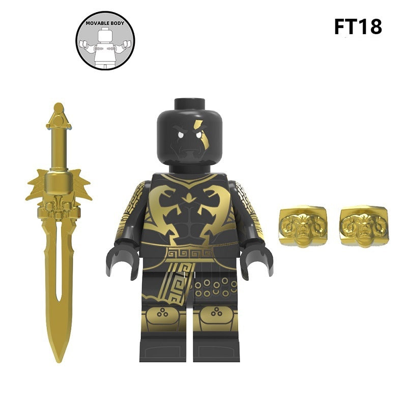 2025 New God Of War Figure Building Blocks