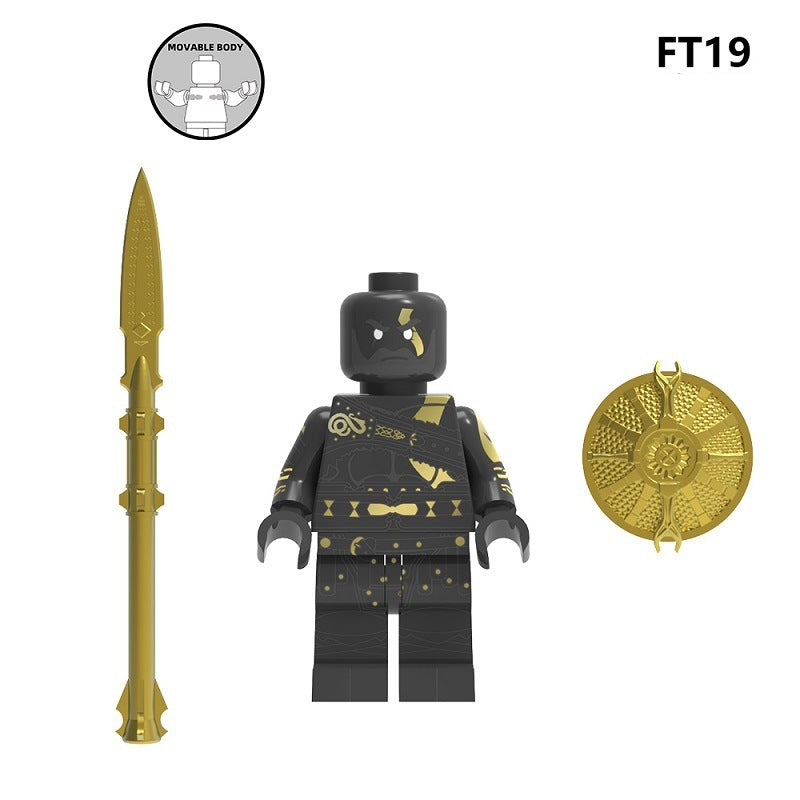 2025 New God Of War Figure Building Blocks