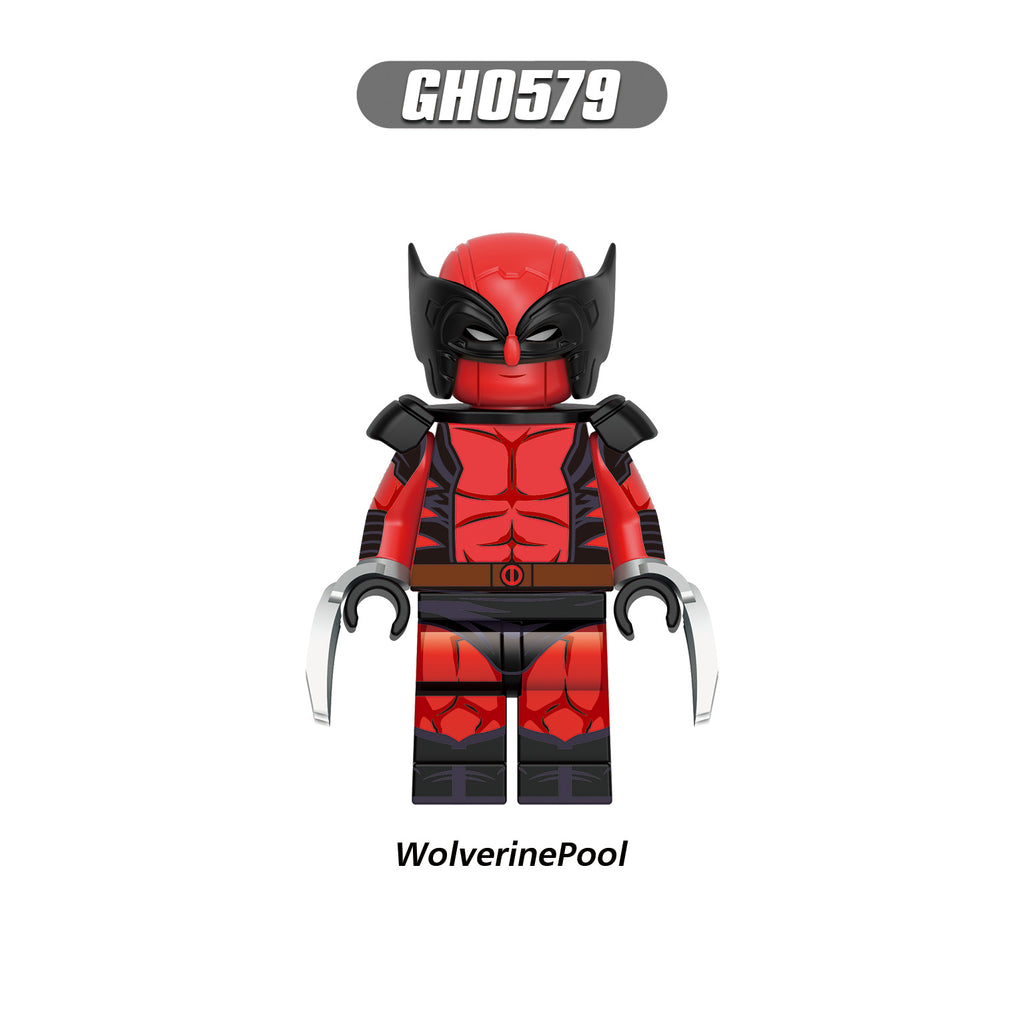 2024 New Deadpool & Wolverine Figure Building Blocks