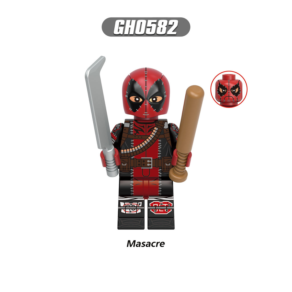 2024 New Deadpool & Wolverine Figure Building Blocks