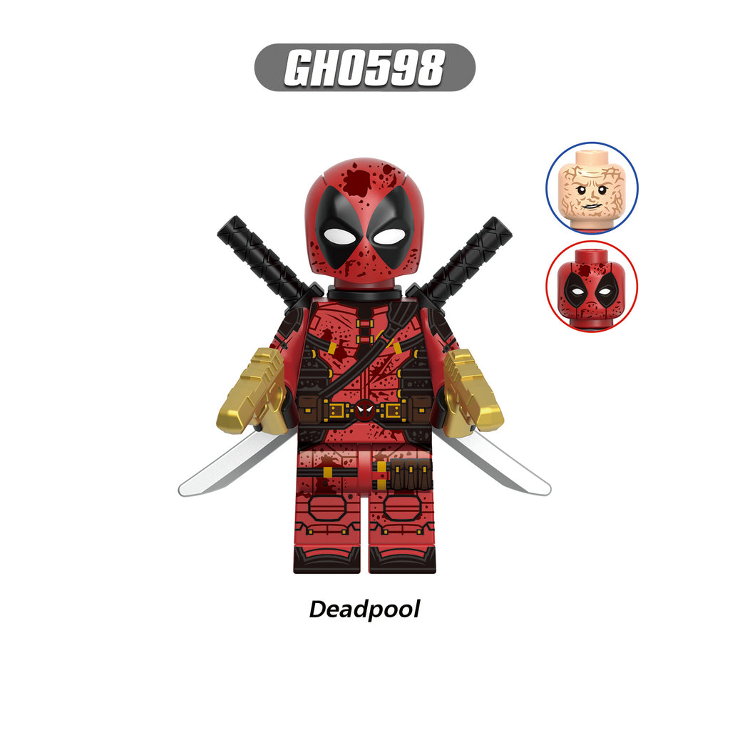 2024 New Deadpool & Wolverine Figure Building Blocks