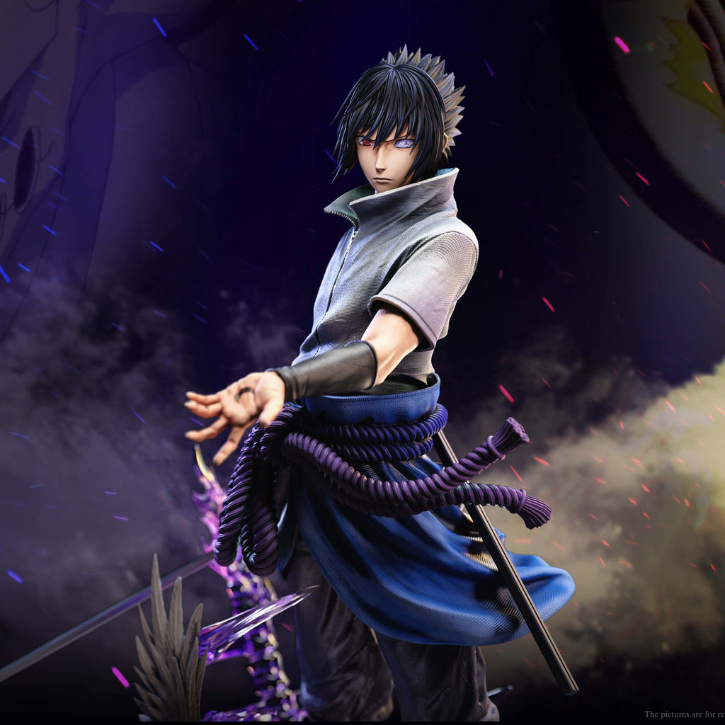 Naruto Uzumaki Naruto & Uchiha Sasuke Classic Scene Statue