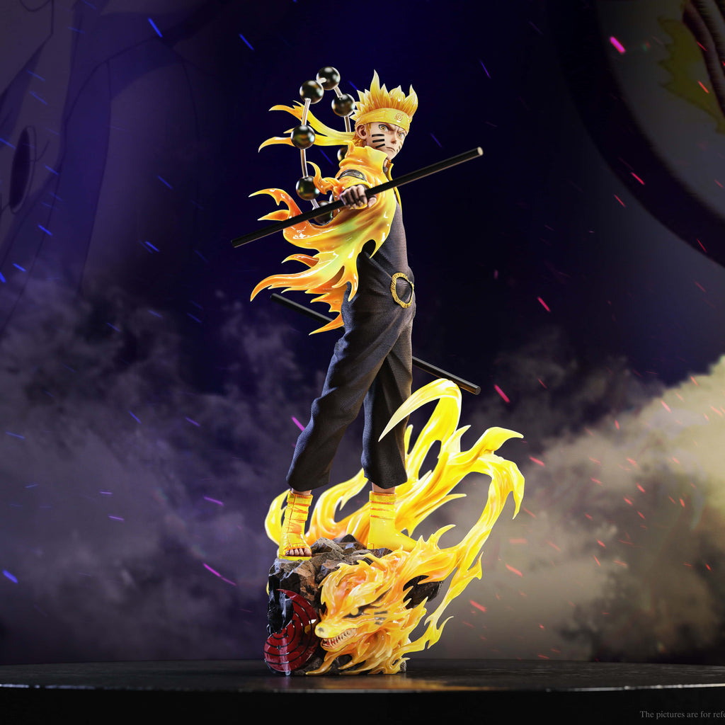 Naruto Uzumaki Naruto & Uchiha Sasuke Classic Scene Statue