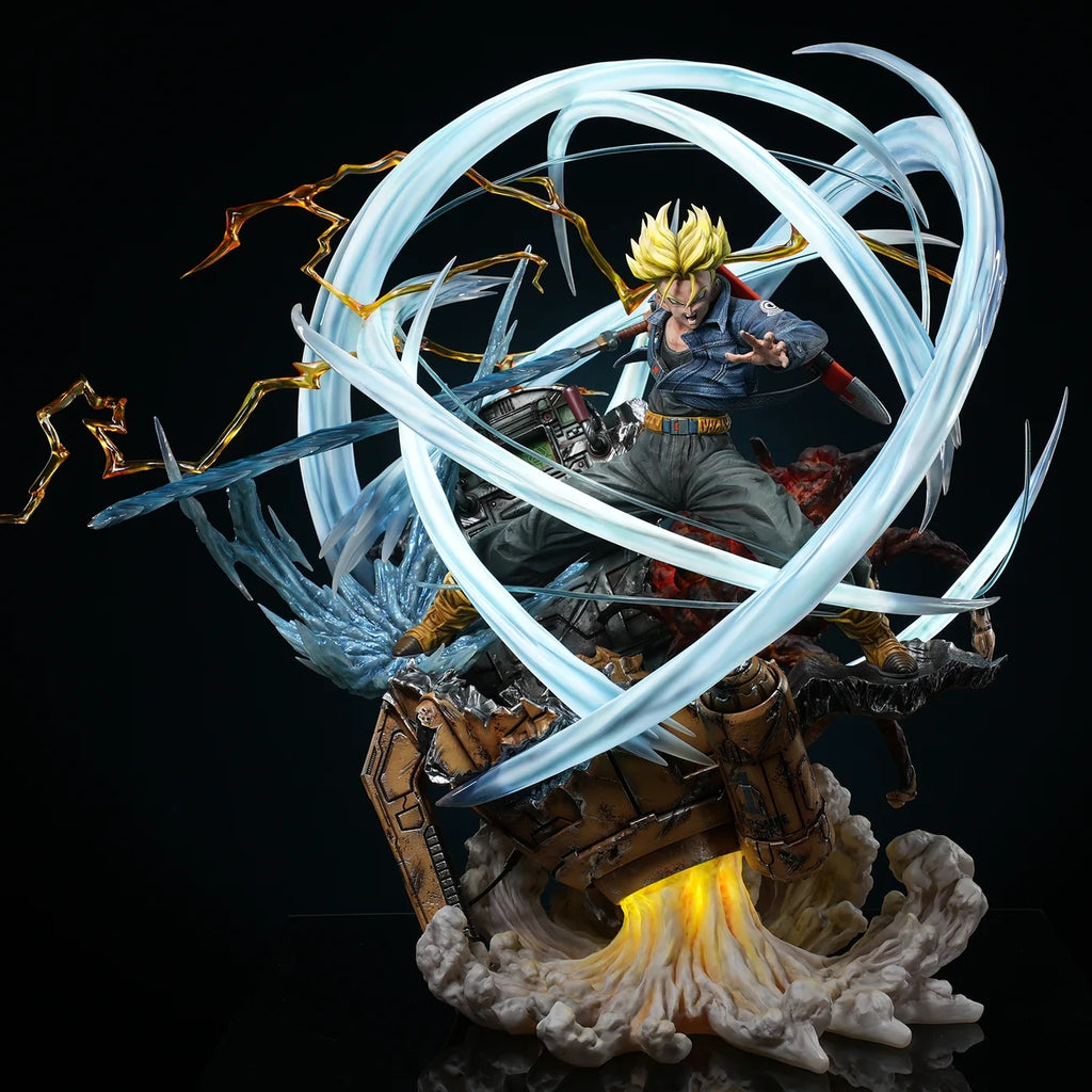 Dragon Ball Z Trunks Fight Scene Statue