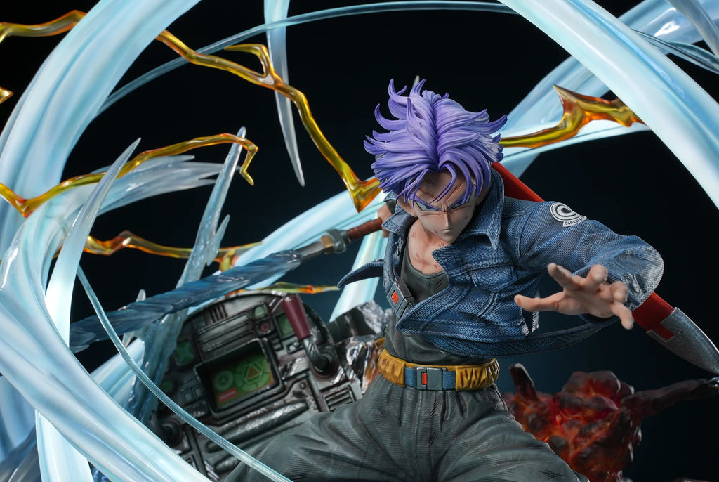 Dragon Ball Z Trunks Fight Scene Statue