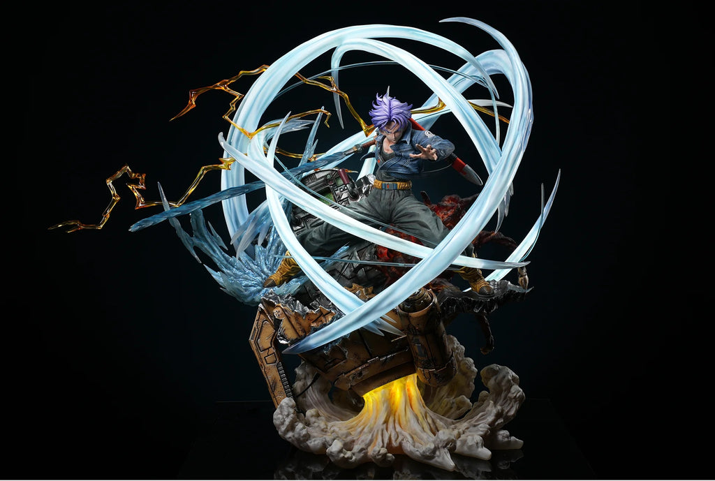 Dragon Ball Z Trunks Fight Scene Statue