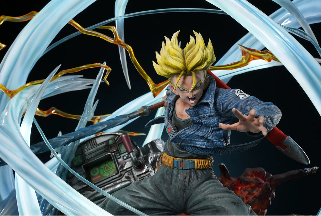 Dragon Ball Z Trunks Fight Scene Statue