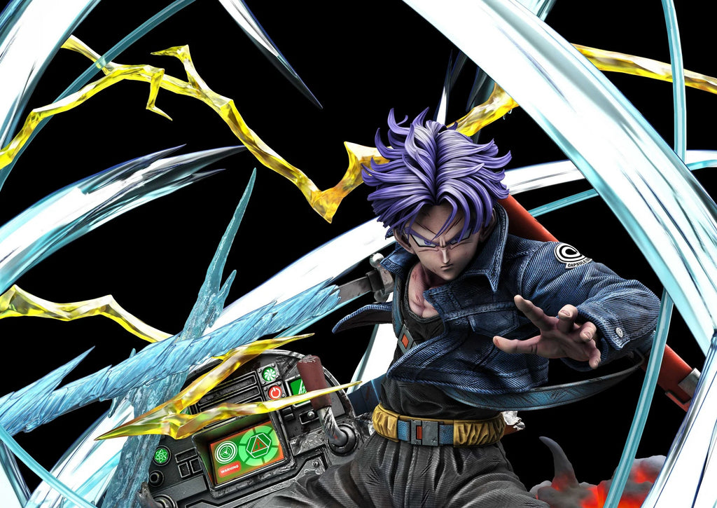 Dragon Ball Z Trunks Fight Scene Statue