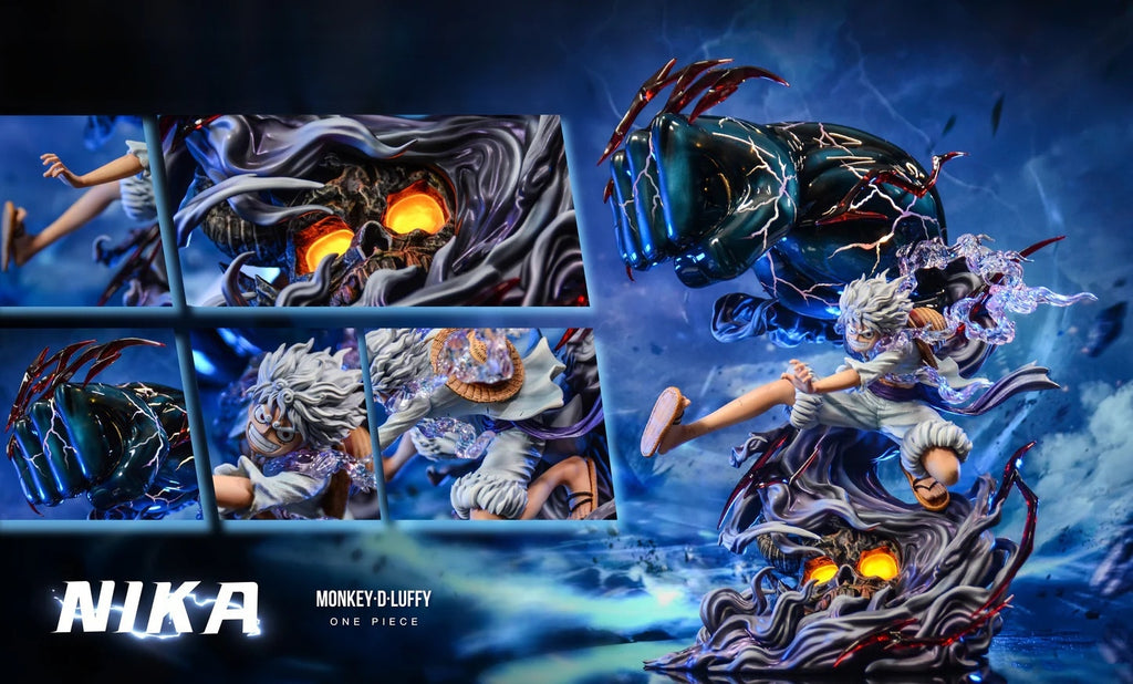 One Piece Nika Luffy Classic Scene Statue