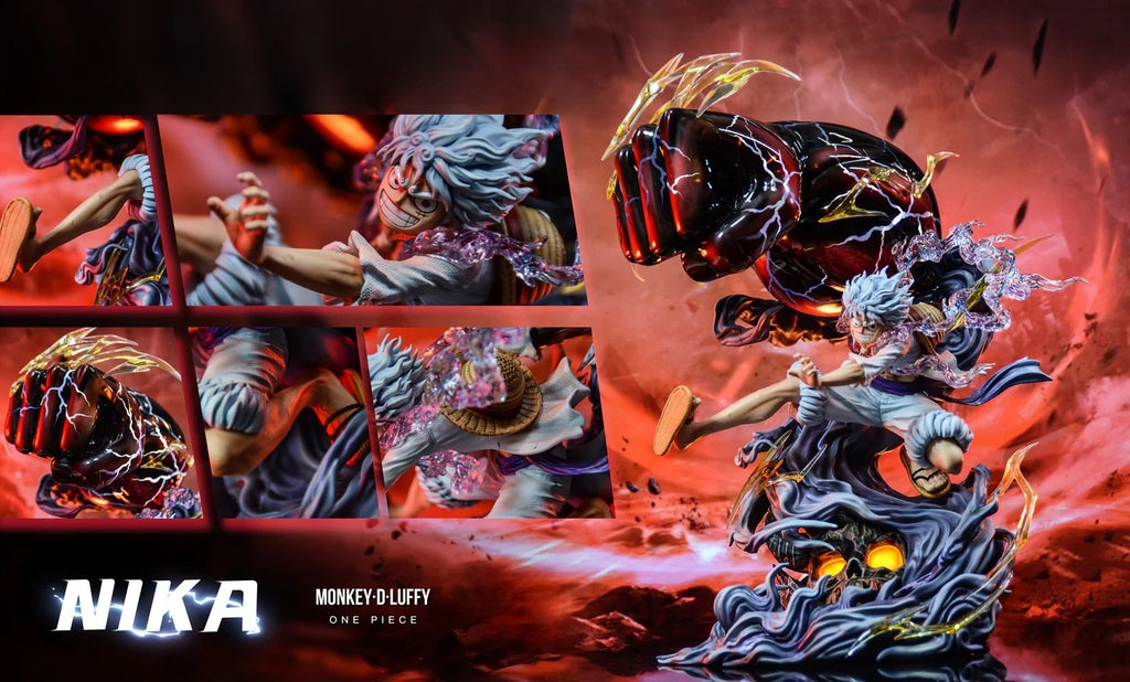 One Piece Nika Luffy Classic Scene Statue