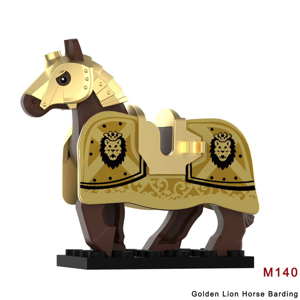 2025 New Middle Ages War Horse Figure Building Blocks