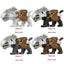 2025 New The Lord of the Rings Wolf Figure Building Blocks