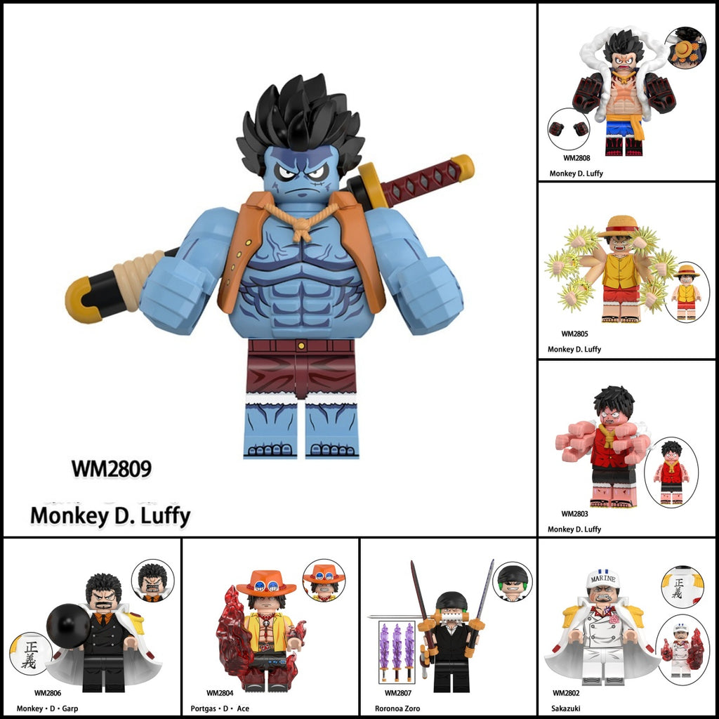 2025 New One Piece Figure Building Blocks