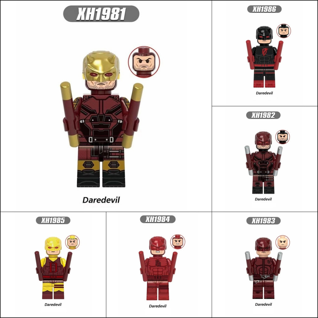 2025 New Daredevil Figure Building Blocks