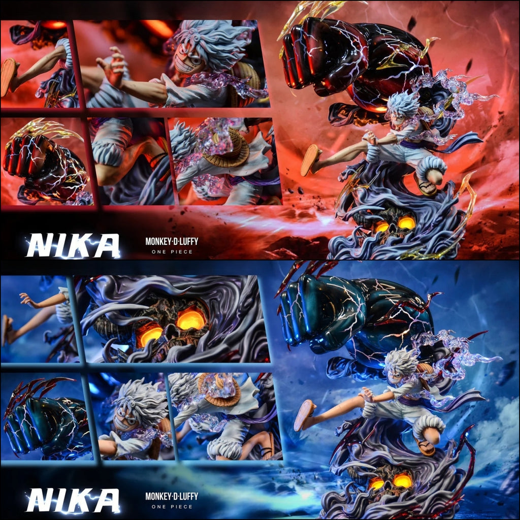 One Piece Nika Luffy Classic Scene Statue