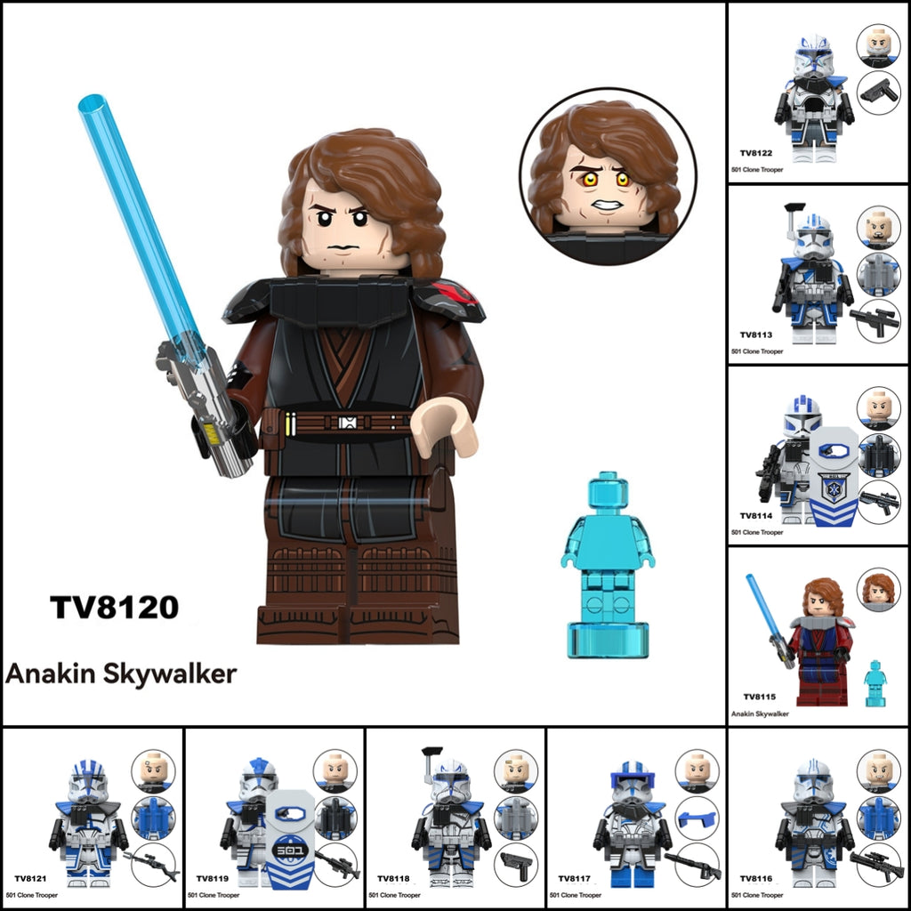 2025 New Star Wars Figure Building Blocks