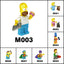 2025 New The Simpsons Figure Building Blocks