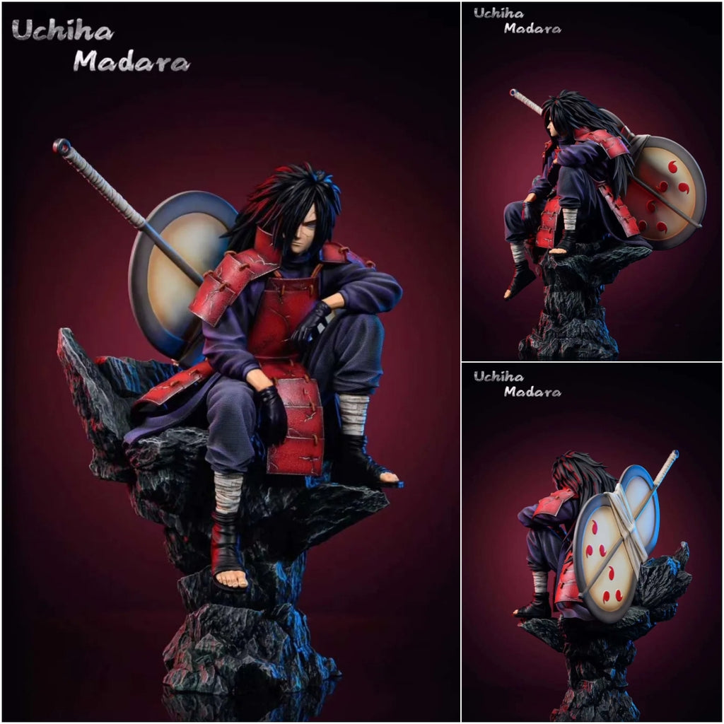 Naruto Uchiha Madara Classic Scene Statue