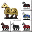 2025 New Middle Ages War Horse Figure Building Blocks