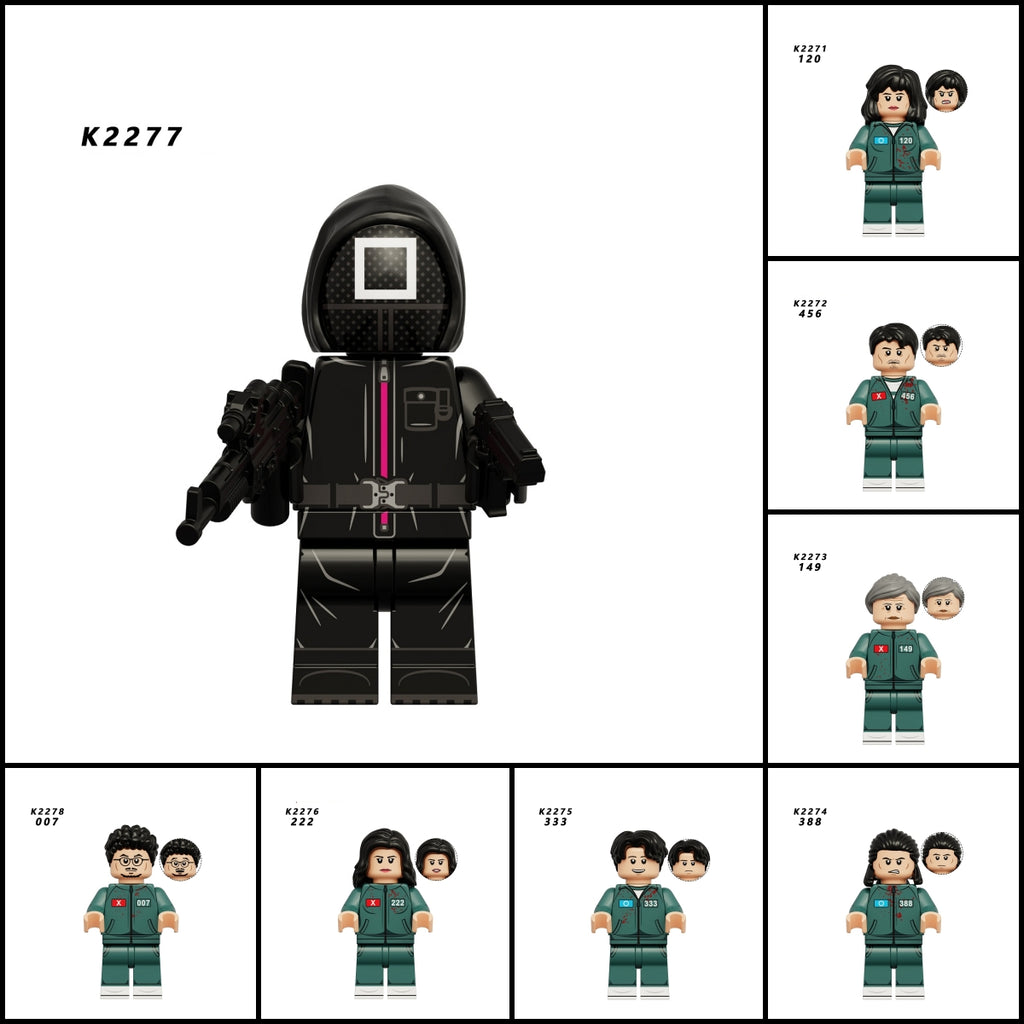 2025 New Squid Game Figure Building Blocks