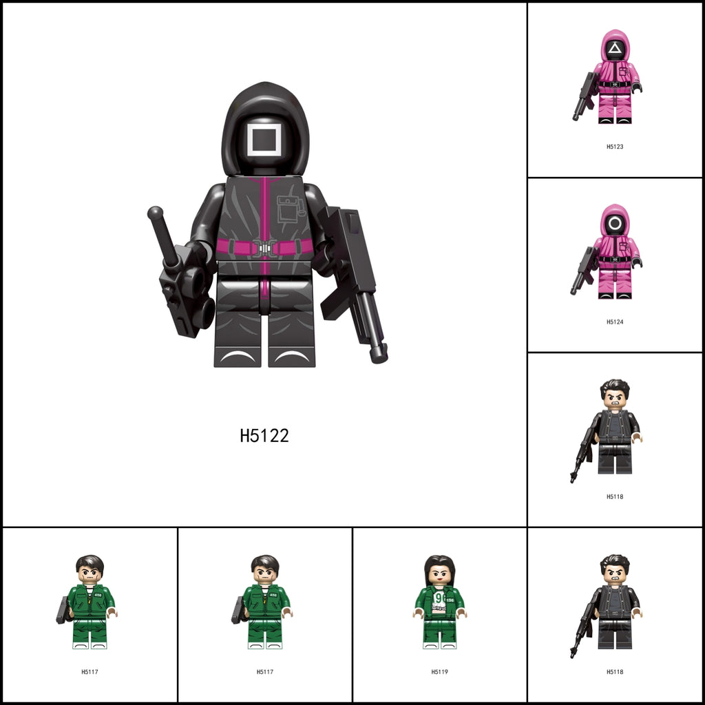 2025 New Squid Game Figure Building Blocks