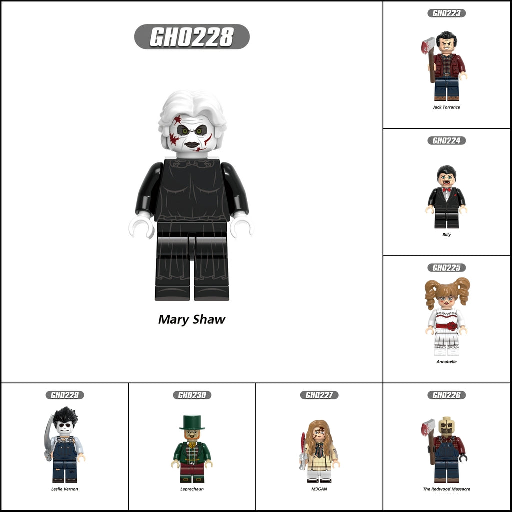 2025 New Horror Movie Figure Building Blocks