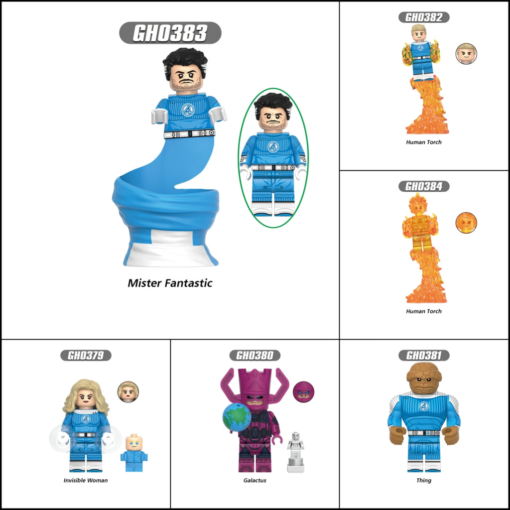 2025 New The Fantastic Four: First Steps Figure Building Blocks
