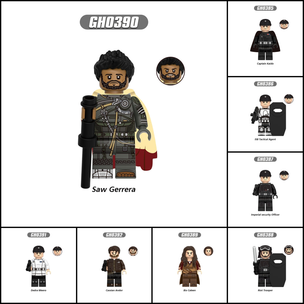 2025 New Star Wars Figure Building Blocks