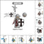 2025 New Middle Ages Knights Figure Building Blocks