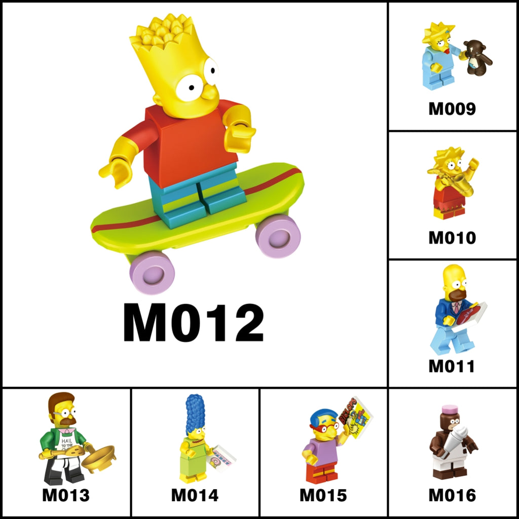 2025 New The Simpsons Figure Building Blocks