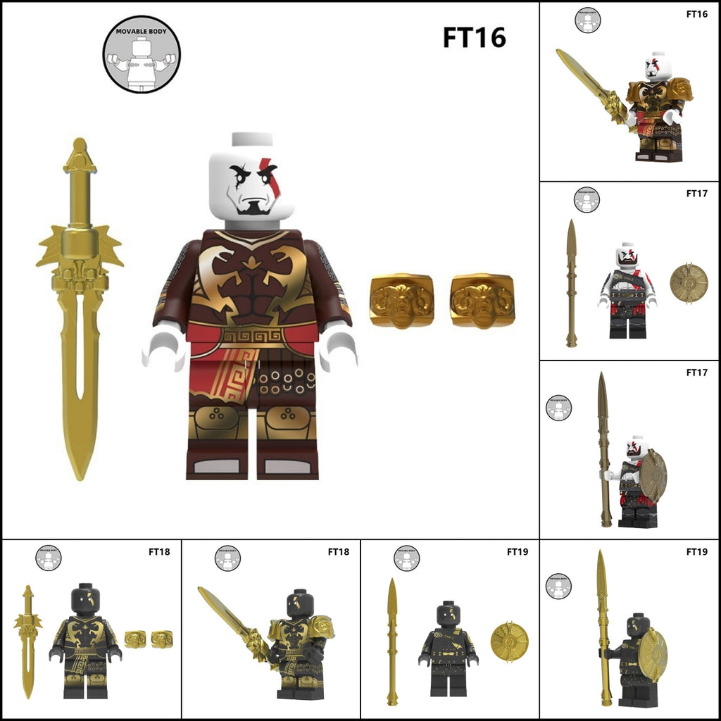 2025 New God Of War Figure Building Blocks