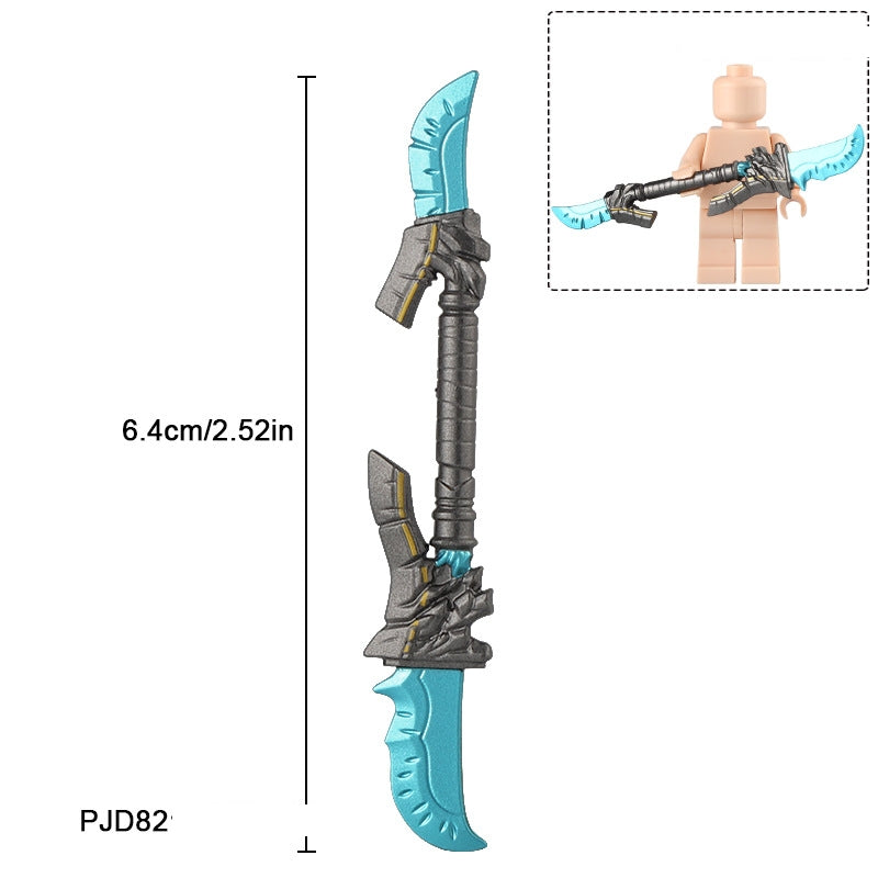 2025 New Warcraft  Weaponry Building Blocks Set 14pcs