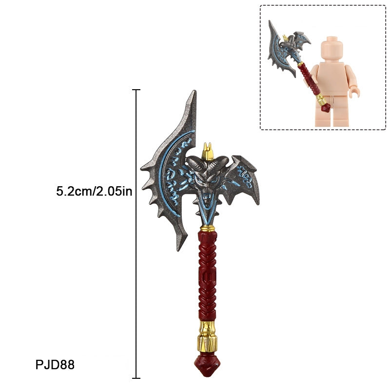 2025 New Warcraft  Weaponry Building Blocks Set 14pcs