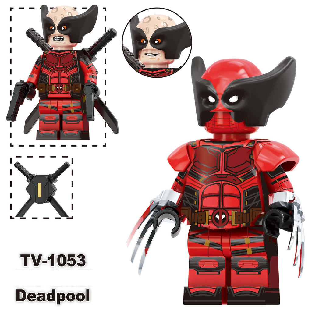 2024 New Deadpool & Wolverine Figure Building Blocks