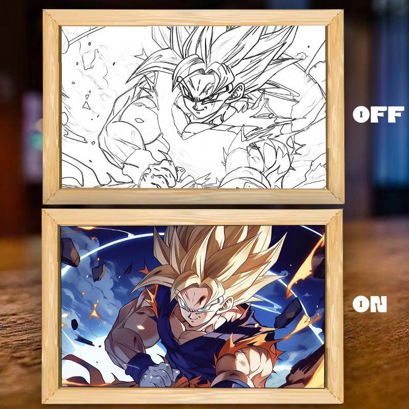 Anime Dragon Ball Memorial Light Painting