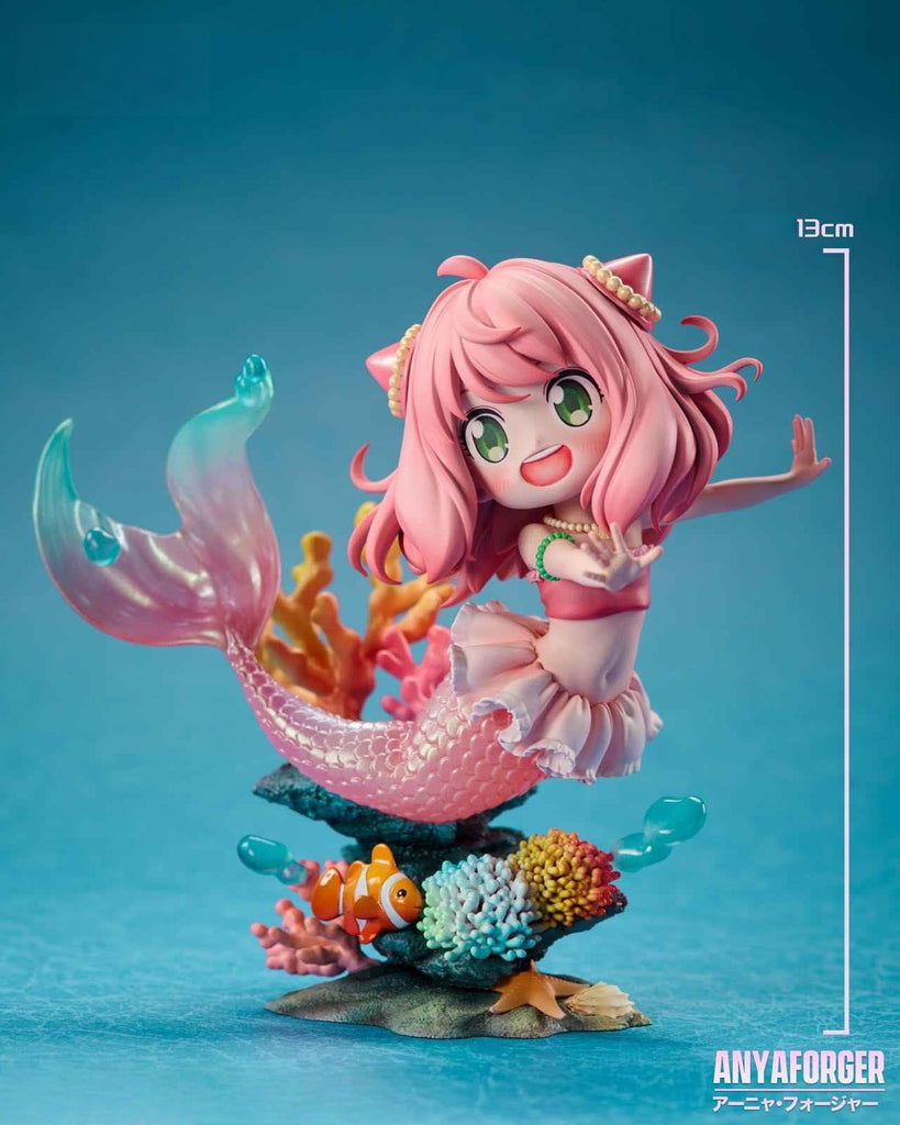 Spy x Family Anya Forger Cos Mermaid Cute Statue