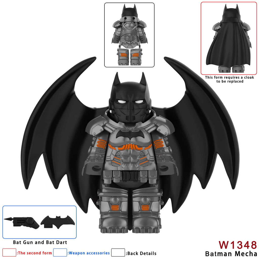 2025 New Batman Mech Figure Building Blocks