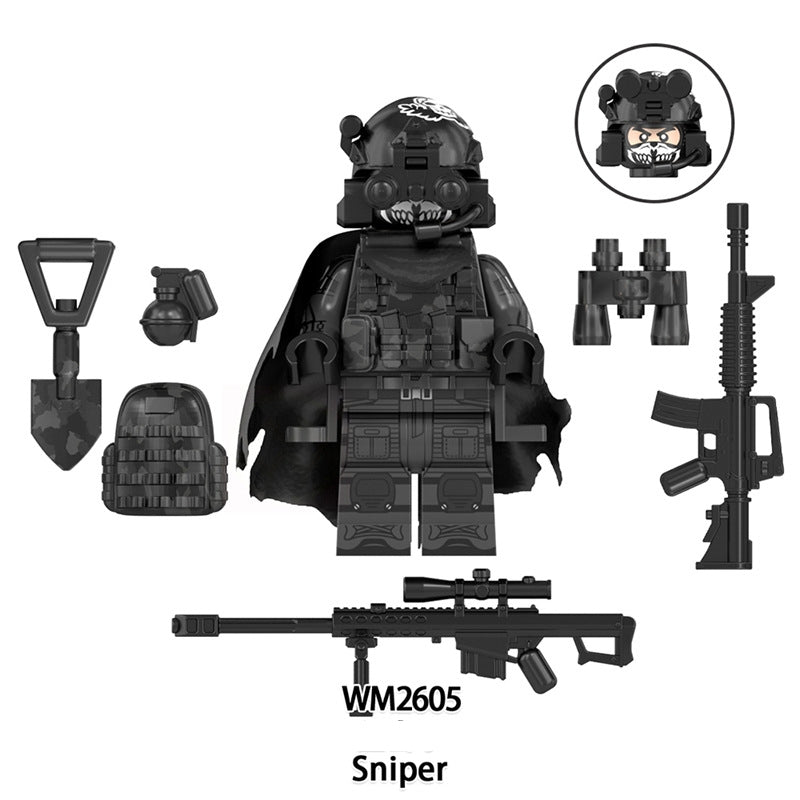 2025 New Military Soldier Series Figure Building Blocks