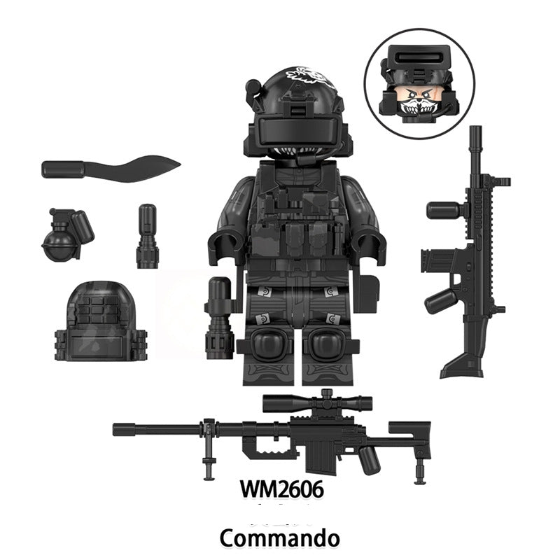 2025 New Military Soldier Series Figure Building Blocks
