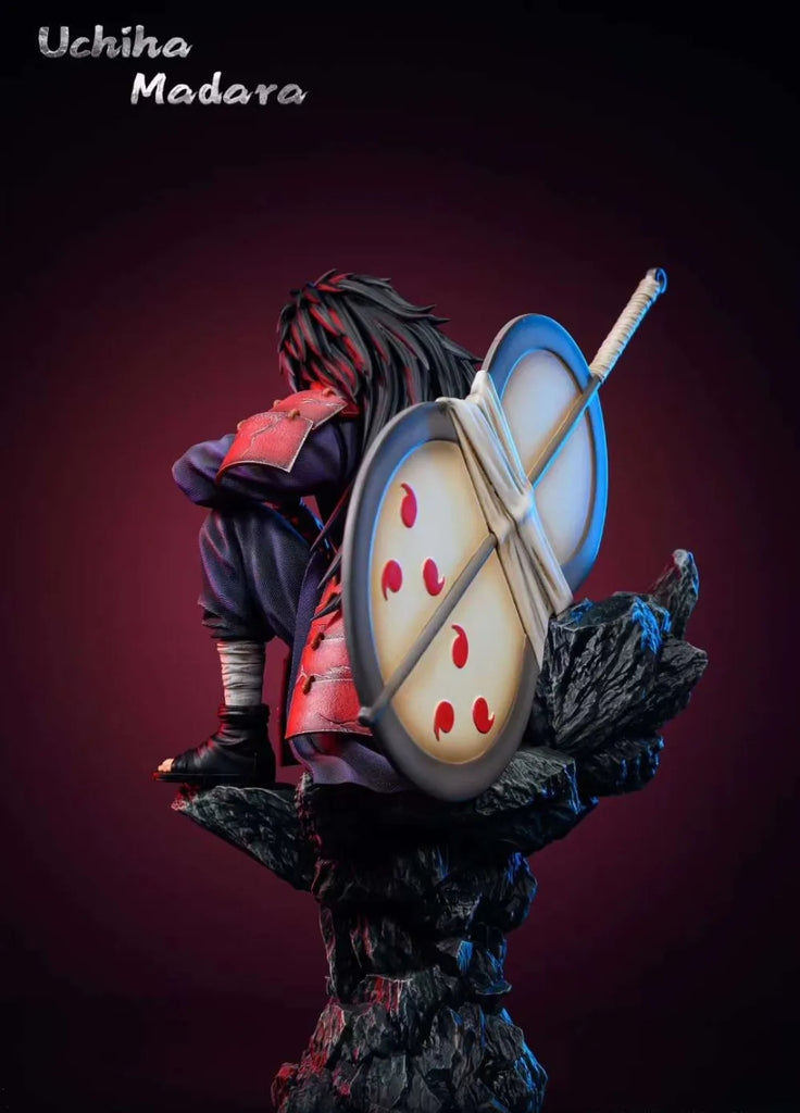 Naruto Uchiha Madara Classic Scene Statue