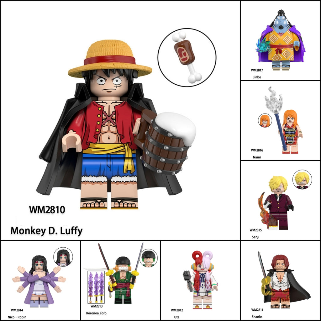 2025 New One Piece Figure Building Blocks