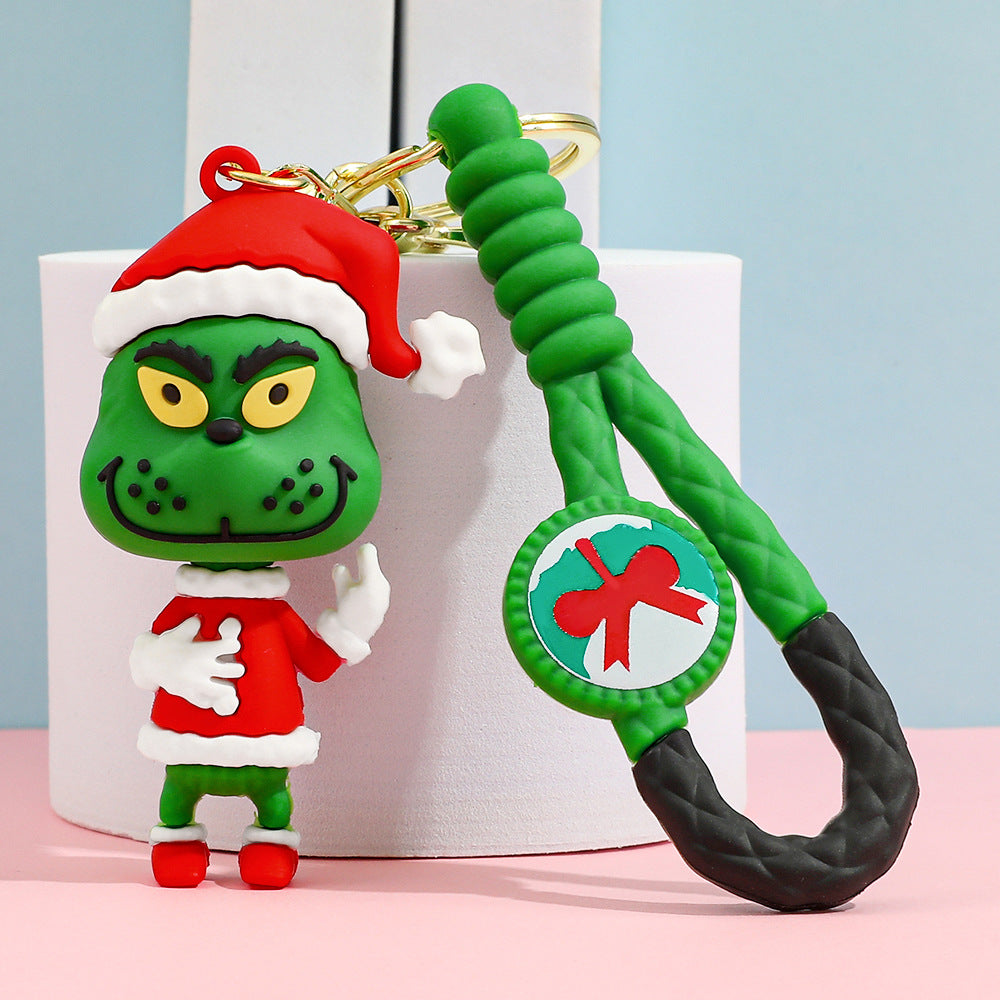 2025 New The Grinch Cute Keychain Set 4pcs