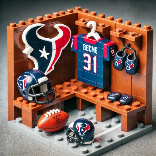 2025 New Football Team Locker Room Building Blocks