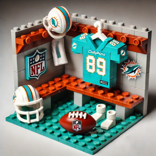 2025 New Football Team Locker Room Building Blocks