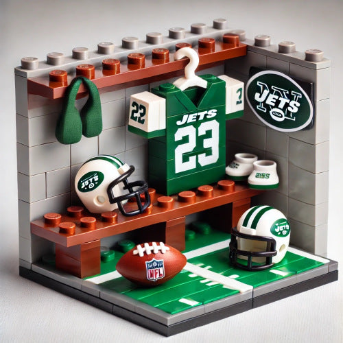 2025 New Football Team Locker Room Building Blocks