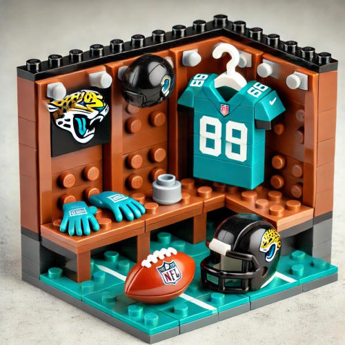 2025 New Football Team Locker Room Building Blocks