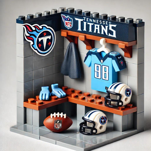2025 New Football Team Locker Room Building Blocks
